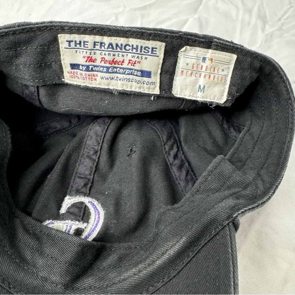 Colorado Rockies Dad Hat MLB Baseball Cap Fitted Size Medium by Twins Enterprise
